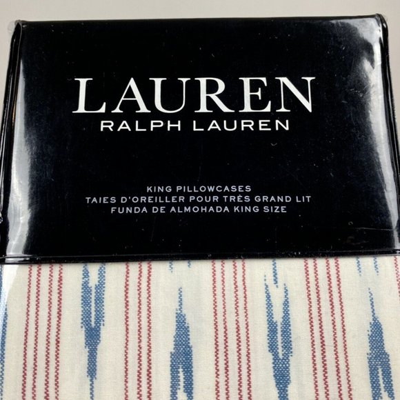 Ralph Lauren Bedding Ralph Lauren Lucie Ikat Stripe Multicolor